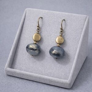 Premier Designs DECADENCE Antique Brass Plated Fishhook Earrings NWOT #513